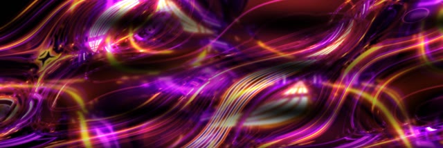 Purple Gold Neon Tunnel VJ Loop 3:1 Triple Wide 60fps Screensaver Motion