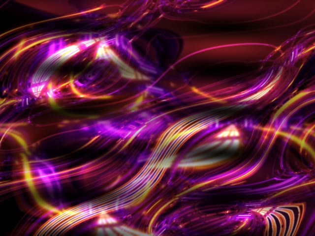 Neon Tunnel VJ Loop 4:3 Classic 60fps Screensaver Purple Gold Swirls
