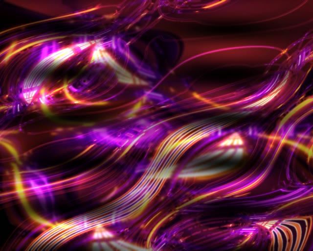 5:4 industrial neon tunnel VJ loop 60fps screensaver purple gold swirls