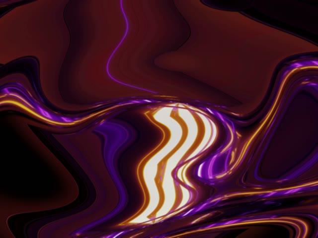 Purple Gold Neon Tunnel VJ Loop 4:3 Classic 60fps Screensaver Motion