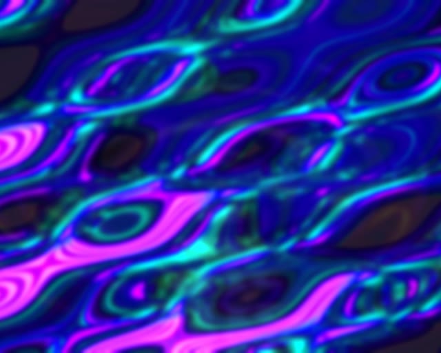 Neon Tunnel VJ Loop | 5:4 Industrial 60fps Screensaver | Cyan Magenta Wave Motion