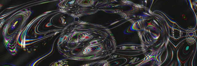 Neon Tunnel VJ Loop 3:1 Triple Wide 60fps Screensaver Glitch Motion Background