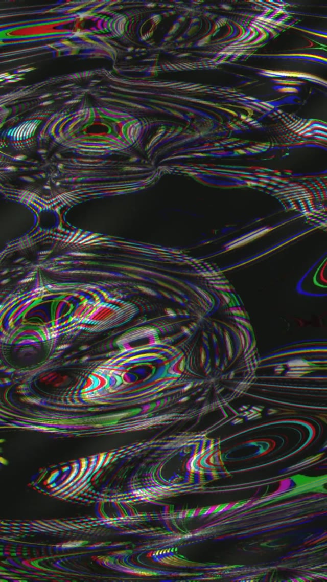 Neon Tunnel VJ Loop 9:16 Reels 60fps Screensaver Psychedelic Stripes