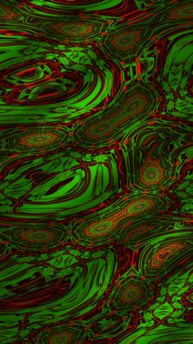 Neon Tunnel VJ Loop 9:16 Reels 60fps Screensaver Green Red Swirls