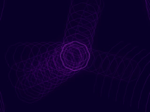 Purple Neon Tunnel VJ Loop 4:3 Classic 60fps Screensaver Animated