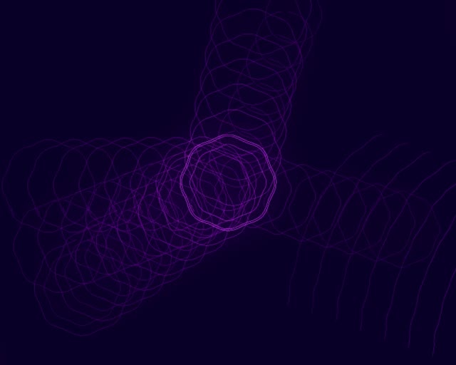 5:4 industrial neon tunnel vj loop 60fps screensaver purple geometric motion