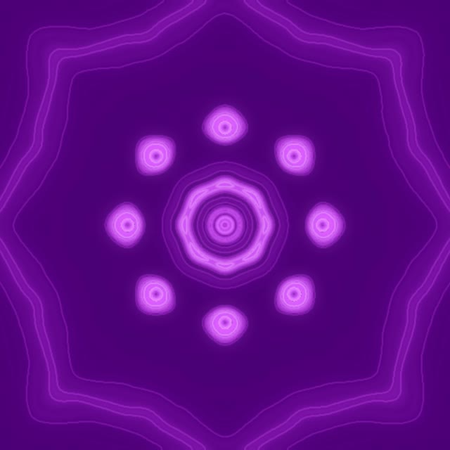 Purple Neon Tunnel VJ Loop 1:1 Square 60fps Screensaver Glowing Orbs