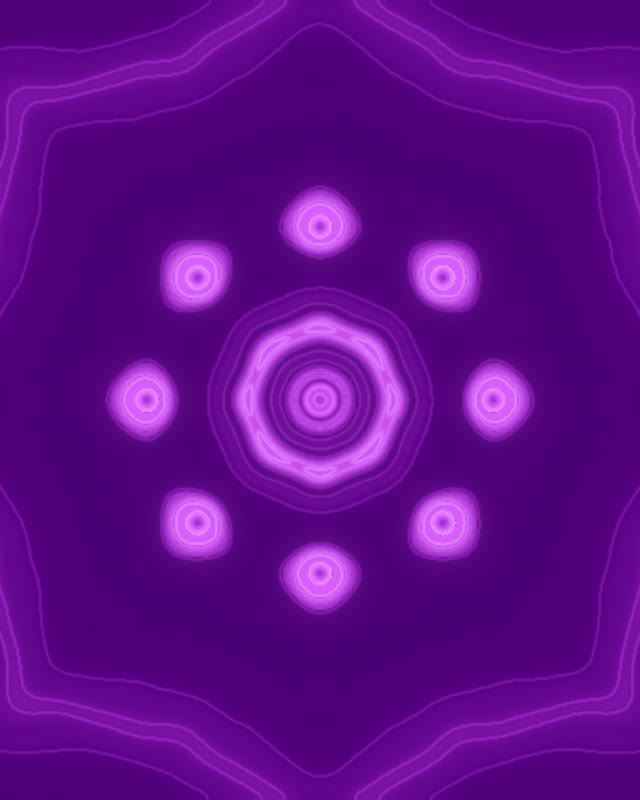 Purple Neon Tunnel Circle Lights VJ Loop 4:5 Instagram 60fps Screensaver