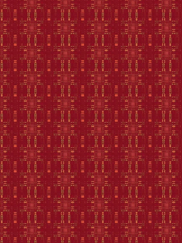 Red Gold Geometric Neon Tunnel VJ Loop 3:4 iPad Portrait 60fps Screensaver