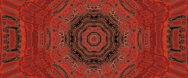 Pulang Neon Tunnel Mandala screensaver VJ loop 2.39:1 cinemascope 60fps