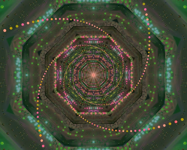 Neon Tunnel Octagon Vortex VJLoops 5:4 Industrial 60fps Screensaver