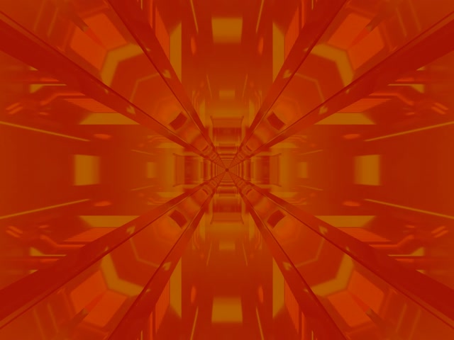Neon Tunnel Gintong Kaleidoscope VJ Loop 4:3 Classic 60fps Screensaver