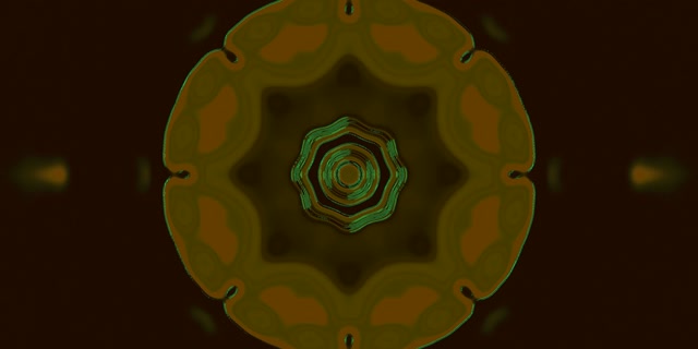 Neon Tunnel Kaleidoscope Vortex - 2:1 Univisium 60fps Screensaver Loop