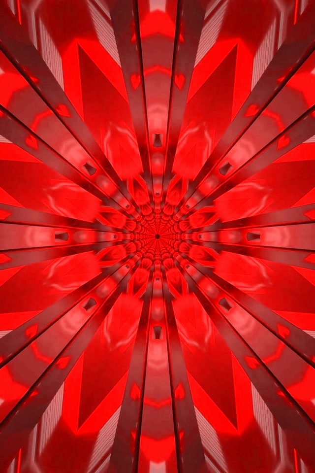 Pulang Neon Tunnel Radial Burst VJLoops 2:3 Photo Portrait 60fps Screensaver