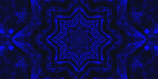 Asul Neon Tunnel Bituin Screensaver 2:1 Univisium 60fps VJ Loop