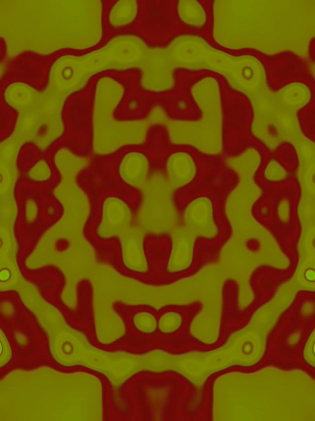 Neon Tunnel Berdeng Fractal Kaleidoscope VJLoops 3:4 iPad Portrait 60fps Screensaver