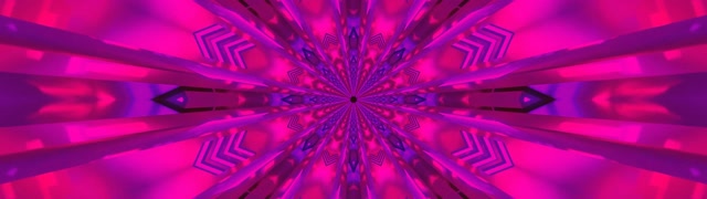 Neon Tunnel Kaleidoscope Burst VJ Loop 32:9 Super Ultrawide 60fps Screen Saver