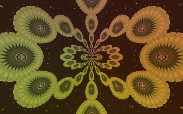 Fractal Kaleidoscope Burst Neon Tunnel | 16:10 MacBook 60fps Screensaver VJ Loop