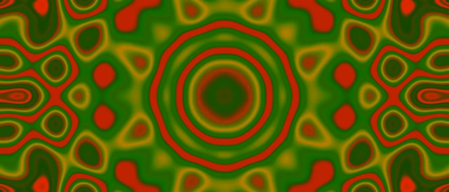 Neon Tunnel Orange Ripple Vortex VJ Loop 21:9 Ultrawide 60fps Screensaver