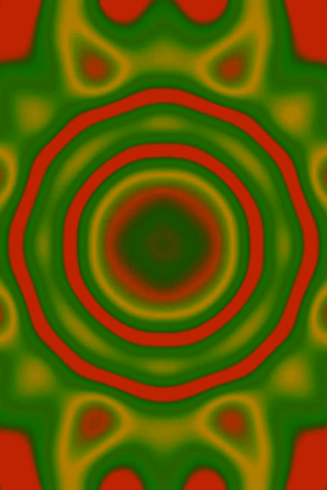 Neon Tunnel Orange Ripple Vortex 2:3 Photo Portrait 60fps Screensaver VJ Loop