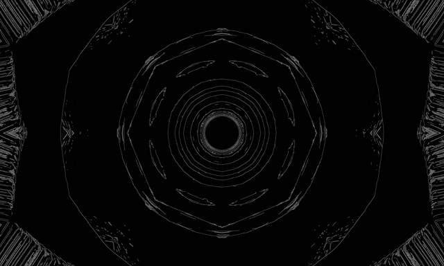 Neon Tunnel Umiikot na Gear Vortex 5:3 Wide 60fps Screensaver VJLoops