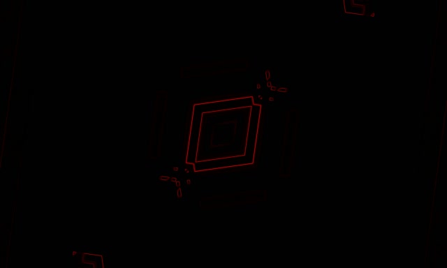 Pulang Neon Tunnel Umiikot na Diamond VJ Loop 5:3 Wide 60fps Screensaver