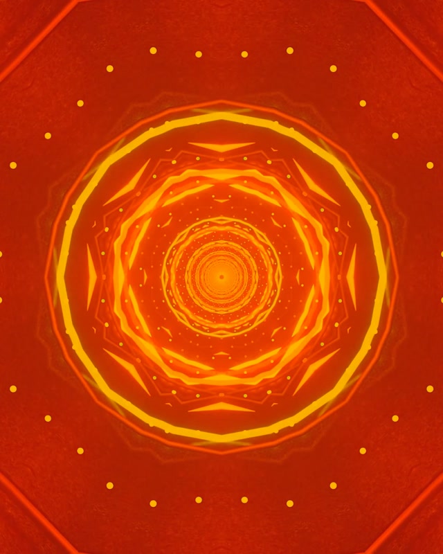 Neon Tunnel Nagniningas na Octagon Vortex VJ Loop 4:5 Instagram 60fps Screensaver