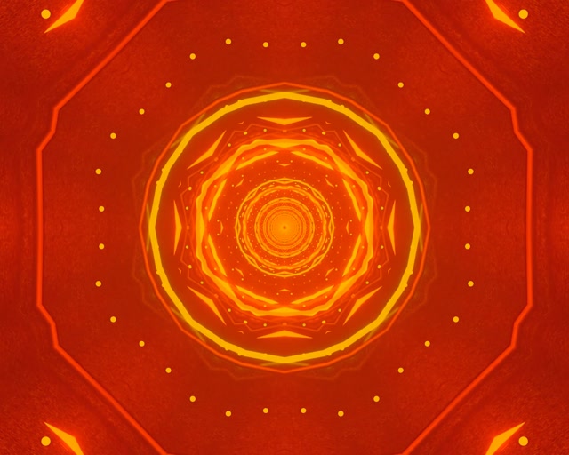 Neon Tunnel Nagniningas na Octagon Vortex VJ Loop 60fps 5:4 Industrial Screensaver