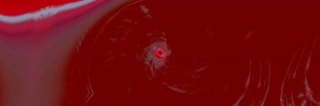 Red Swirling Neon Tunnel 3:1 Triple Wide 60fps VJ Loop Screensaver