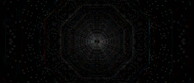 Neon Tunnel Spiraling Hexagon Vortex 21:9 Ultrawide 60fps VJ Loop Screensaver