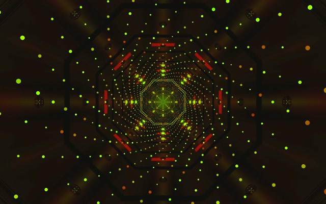 Neon Tunnel Berdeng Dots Screensaver 60fps 16:10 MacBook VJ Loop