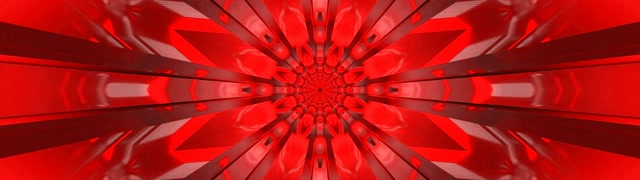 Kırmızı Neon Tüneli Kaleidoscope Patlama 32:9 Super Ultrawide 60fps Ekran Koruyucu VJLoops