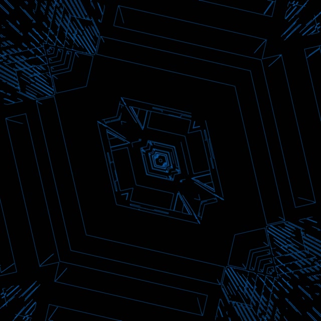 Neon Tünel Pembe Elmas Girdap Vj Loop 1:1 Square 60fps Screensaver