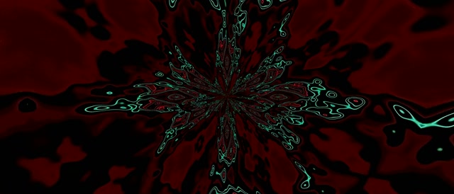 Neon Tüneli Fraktal Kaleidoskop Patlama VJ Loop 21:9 Ultrawide 60fps Ekran Koruyucu