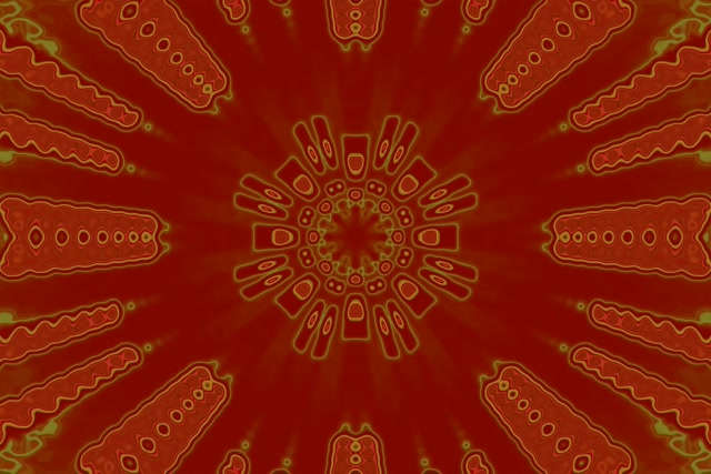 VJ Loop Neon Tünel Yeşil Kaleidoskop Patlama 3:2 Surface 60fps Ekran Koruyucu