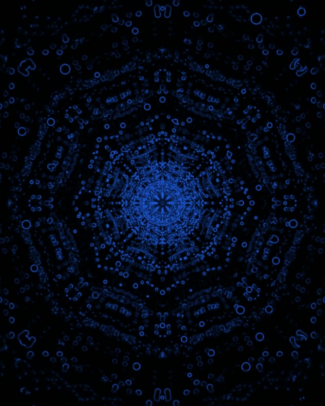 VJ Loop Magenta Sekizgen Neon Tünel 60fps Ekran Koruyucu 4:5 Instagram