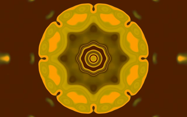 Turuncu Neon Tünel Mandala Ekran Koruyucu 60fps 16:10 MacBook VJLoops