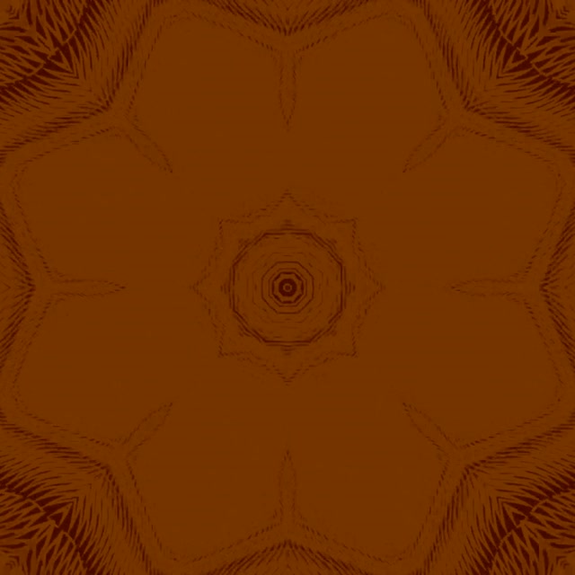 Neon Tünel Kahverengi Mandala Girdap VJLoops 1:1 Kare 60fps Ekran Koruyucu