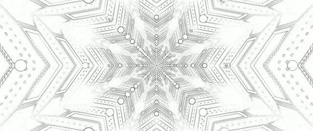 Beyaz Geometrik Neon Tünel Ekran Koruyucu 60fps 2.39:1 Cinemascope VJ Loop