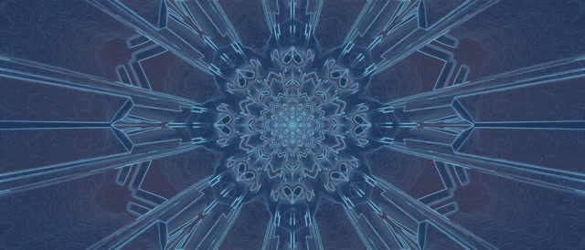 Fractal Kaleidoscope Neon Tunnel 21:9 Ultrawide 60fps VJ Loop Screensaver