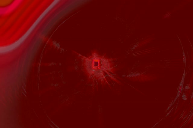 Red Neon Tunnel Radiating Vortex 3:2 Surface 60fps VJ Loop Screensaver