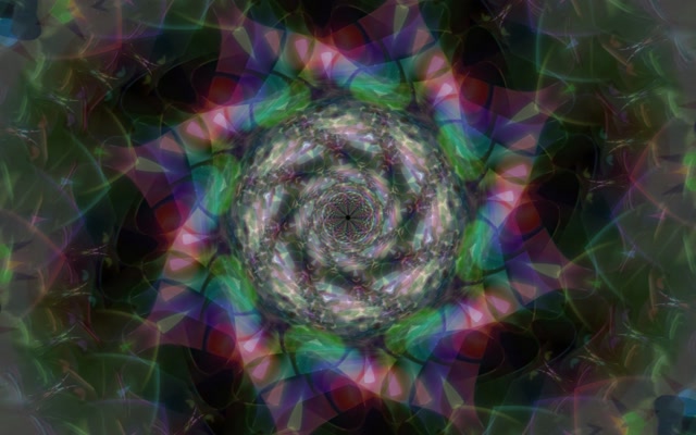 Hypnotic Spiral Kaleidoscope Neon Tunnel 16:10 MacBook 60fps VJ Loop Screensaver