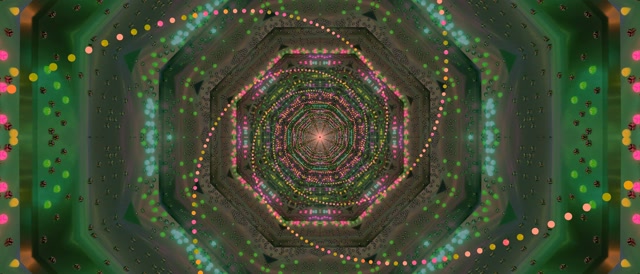 Неоновий тунель восьмикутник вихор VJ Loop 21:9 ультрашироký 60fps заставка