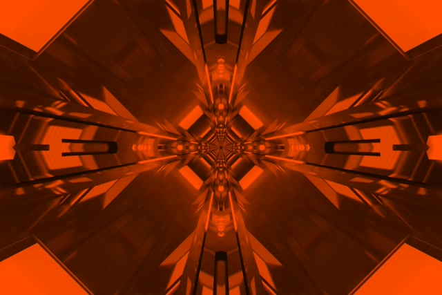 Red Neon Tunnel Kaleidoscope Vortex | 3:2 Surface 60fps Screensaver