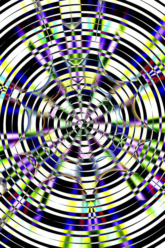 Concentric Neon Tunnel | 2:3 Portrait | 60fps | VJ Loop Screensaver