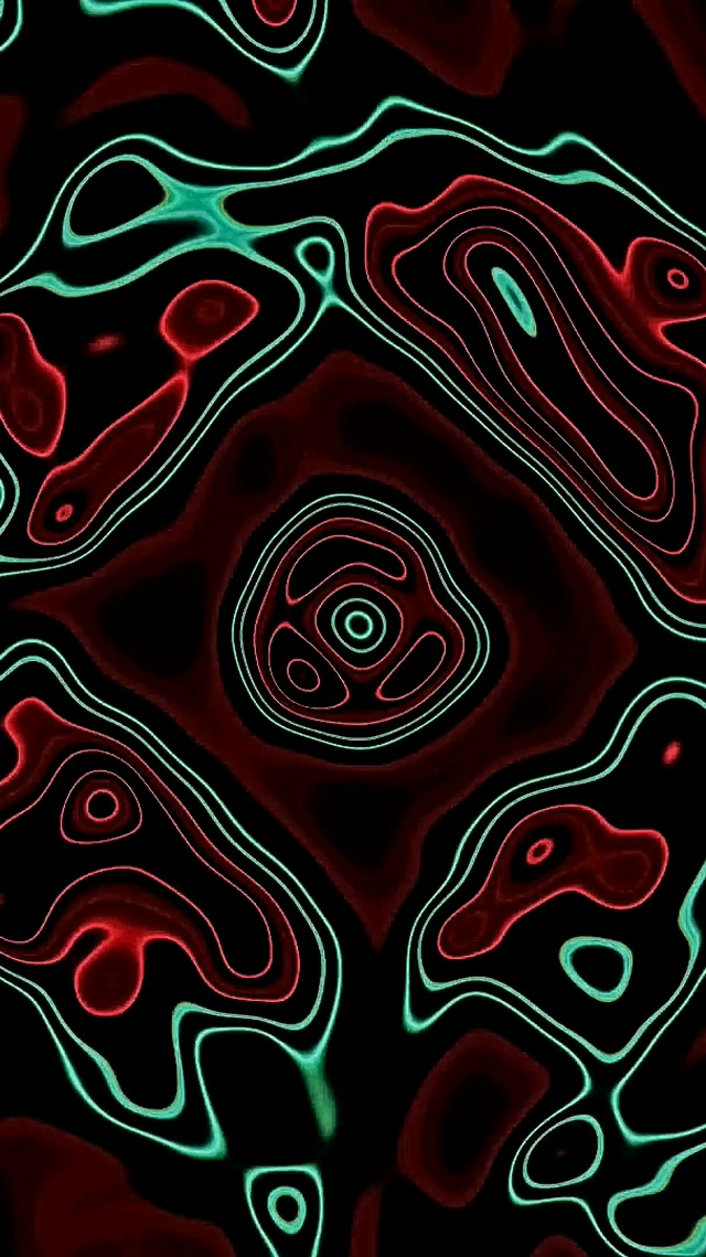 Neon Tunnel Swirling Organic Vortex Pink Green Vj Loop 9:16 Reels 60fps Screensaver
