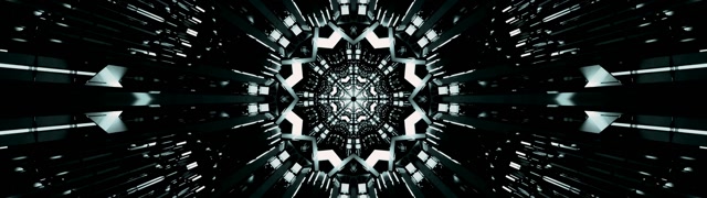 Neon Tunnel Fractal Star Kaleidoscope Vj Loop 32:9 Super Ultrawide 60fps Screensaver