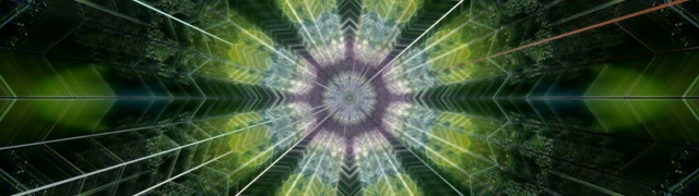 Kaleidoscope Neon Tunnel VJ Loop 32:9 Ultrawide 60fps Screensaver