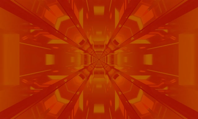 VJ Loop Hầm Neon Vàng Kaleidoscope Gương 5:3 Wide 60fps Screensaver