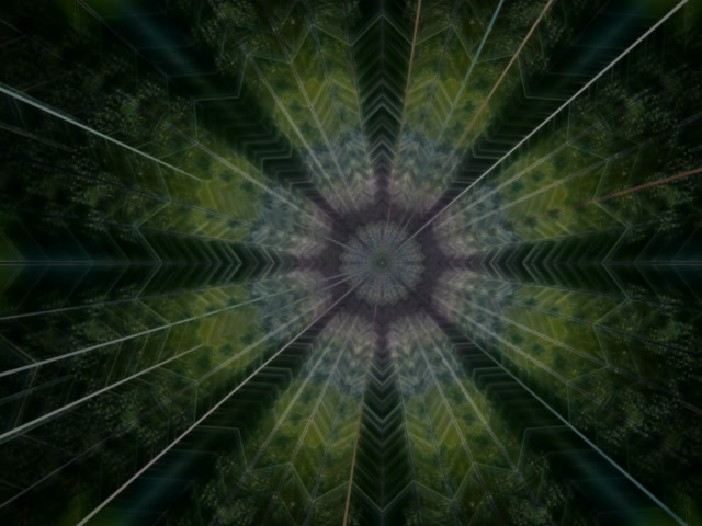 Symmetrical Neon Tunnel Vortex Loop 4:3 Classic 60fps Screensaver